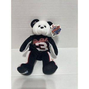 Nascar #3 Dale Earnhardt Sr 1999 Team Speed Bears Black/White Plush Bear W/tags